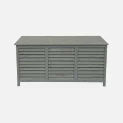 Coffre De Rangement Bois 330L 10 Coffre De Rangement Bois 330L -Sweeek wdbox130gy 8682c32aae6e87900f4e97e832f1a08a