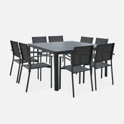 Table De Jardin Extensible Aluminium, 6 à 8 Places 11 Table De Jardin Extensible Aluminium, 6 à 8 Places -Sweeek xtafsq147at e15e9632346f0173f8fd9d75b9c8109a