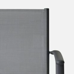 Table De Jardin Extensible Aluminium + 8 Fauteuils De Jardin Empilables Couleur : Anthracite / Gris Clair 13 Table De Jardin Extensible Aluminium + 8 Fauteuils De Jardin Empilables Couleur : Anthracite / Gris Clair -Sweeek xtafsq147r8gy 16054aeb1a561a01f2d4fcbaa5d92382