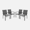 Lot De 4 Fauteuils En Aluminium - Chicago